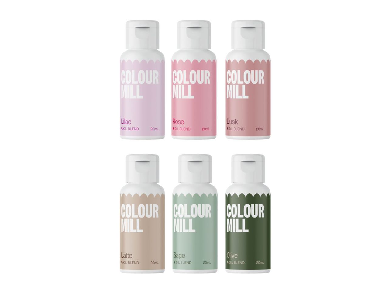 lebensmittelfarbe oelloeslich mix botanicals 6er set