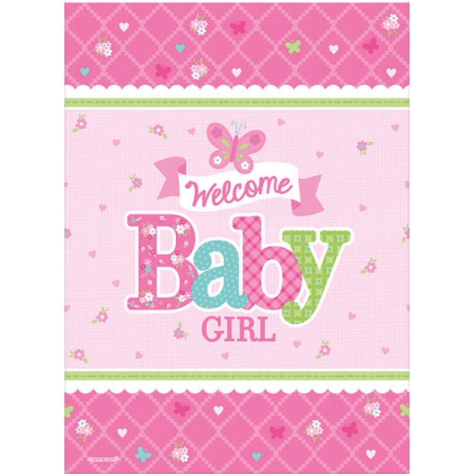baby girl tablecloth