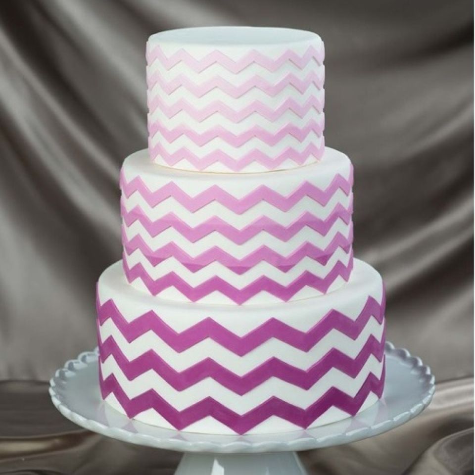 marvelous molds fondantform chevron pattern