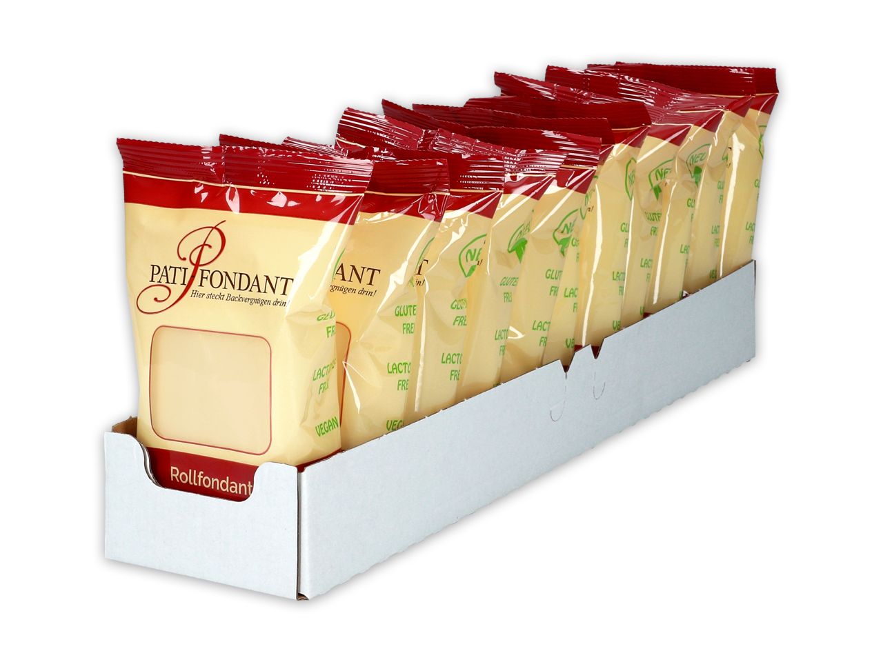 rollfondant premium plus champagner 250g 11 stueck im regalkarton