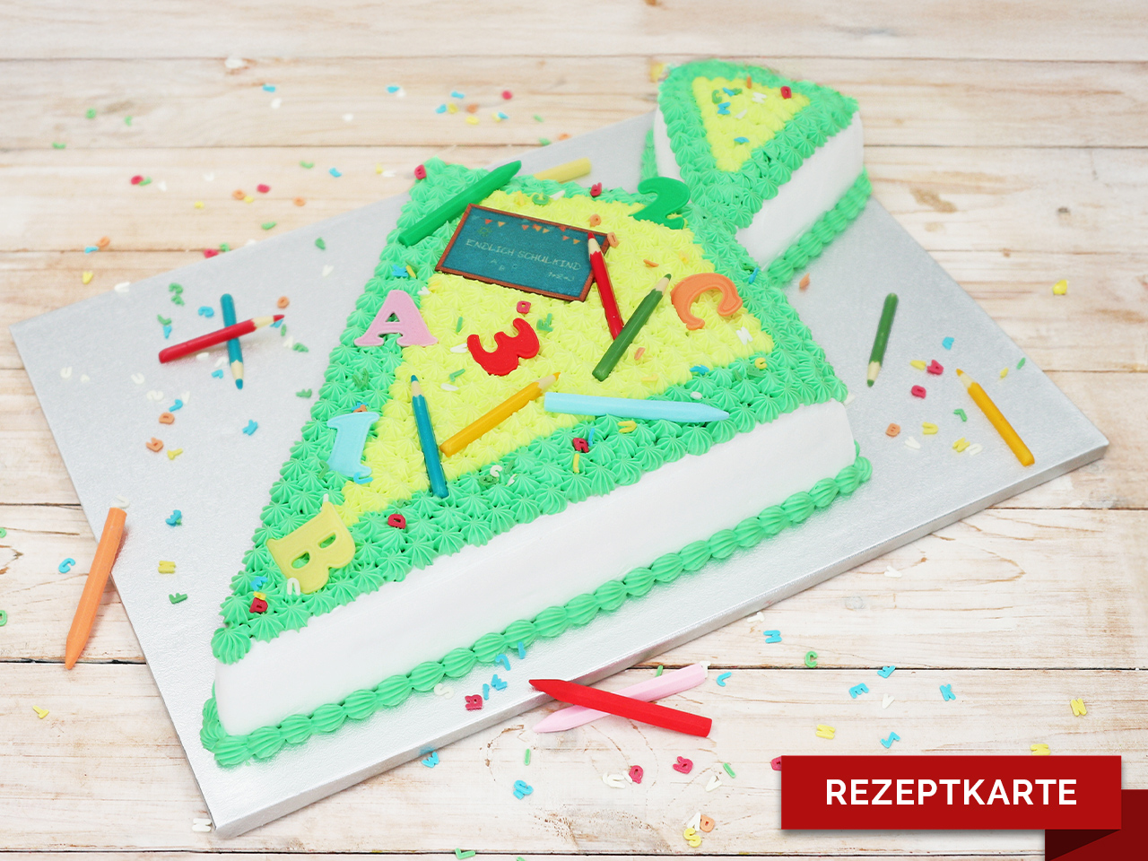 schultuetentorte rezeptkarte