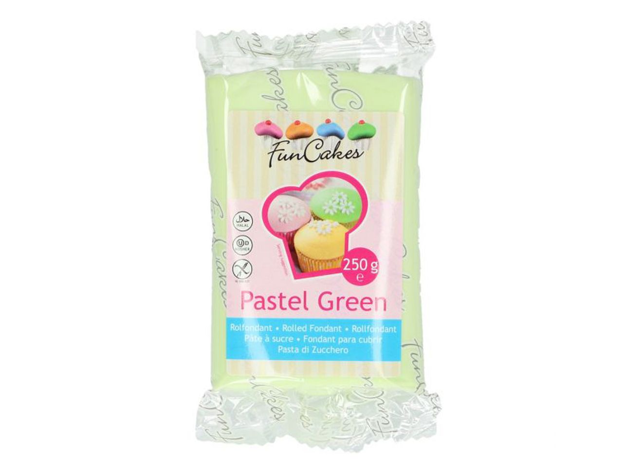 funcakes fondant pastellgruen 250g