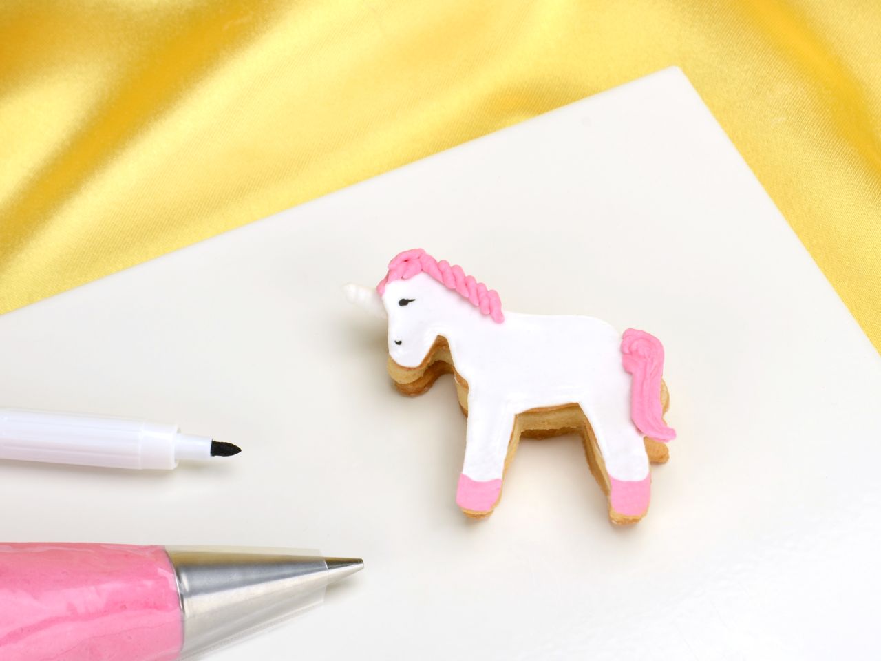 einhorn cookies anleitung