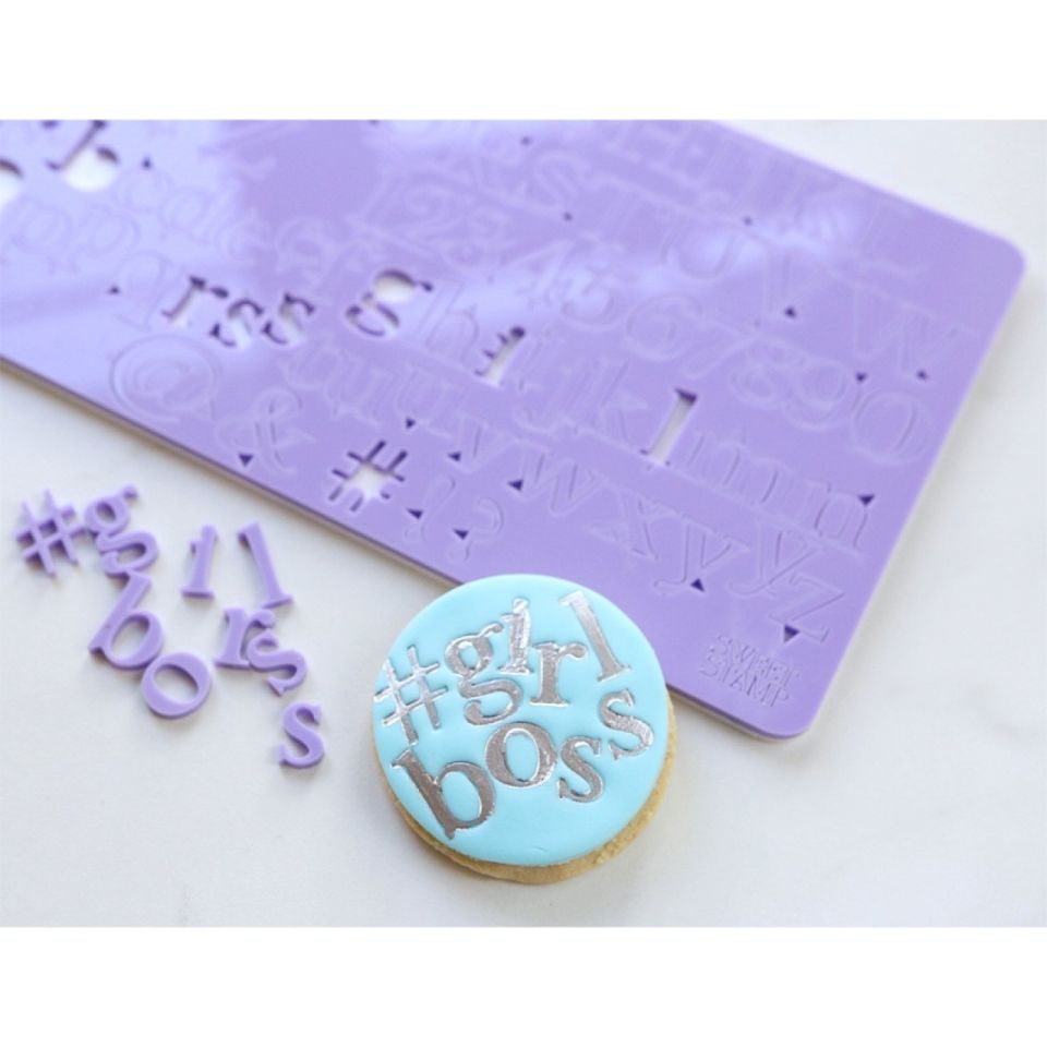 sweet stamp stempel gross kleinbuchstaben zahlen set classic