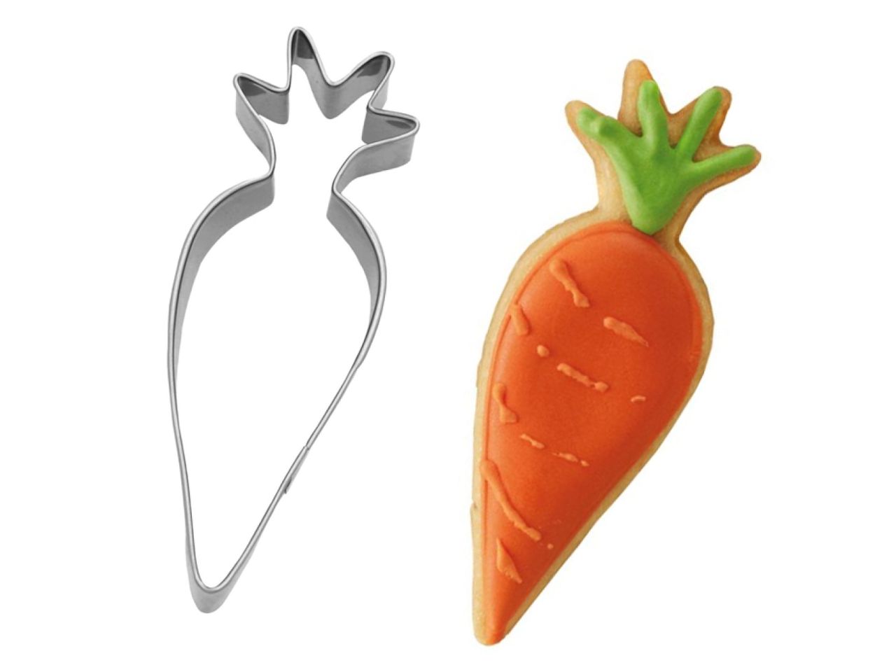 carrot cookie cutter 8 5cm