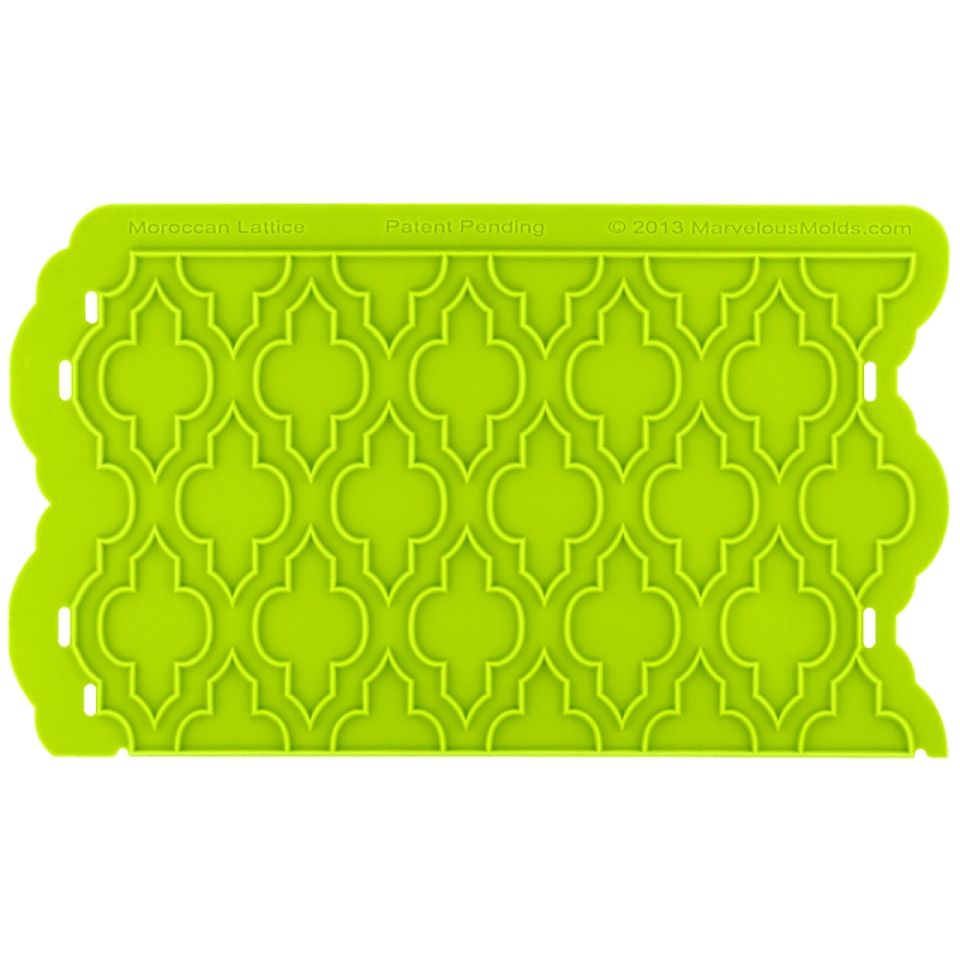 silicone mould moroccan lattice approx 9 cm