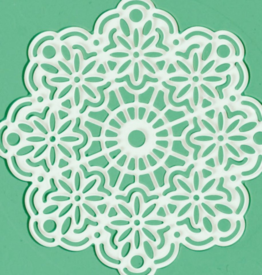 pavoni magic decor edible lace mat 40x30cm 18 flowers