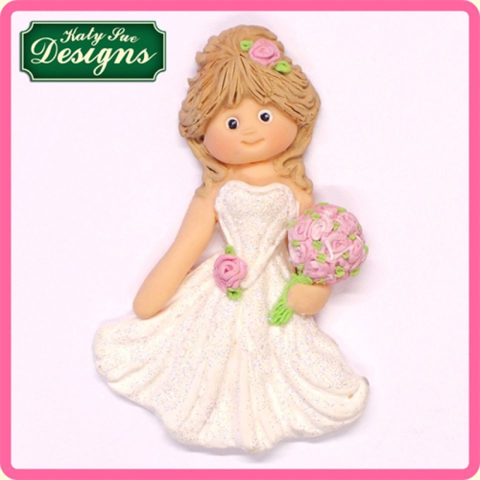 fondant mould bride figure woman