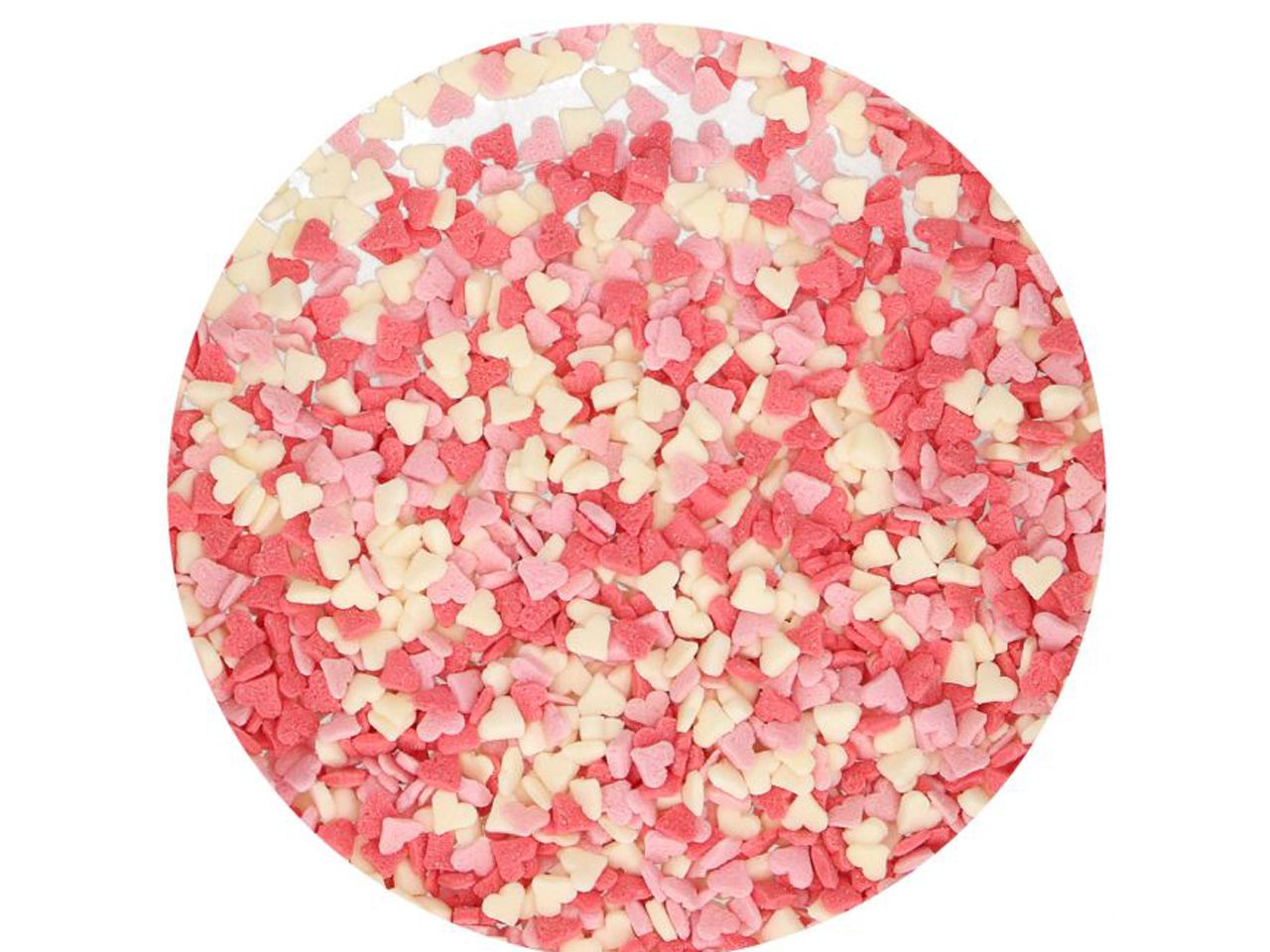 funcakes miniherzen rosa weiss rot 60g
