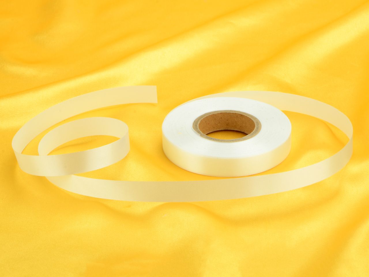 satin ribbon white 14mm 30m