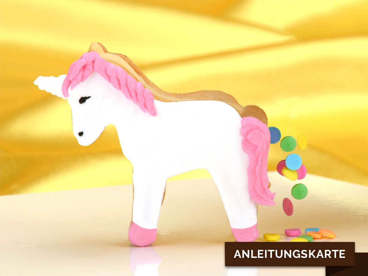 einhorn cookies anleitung