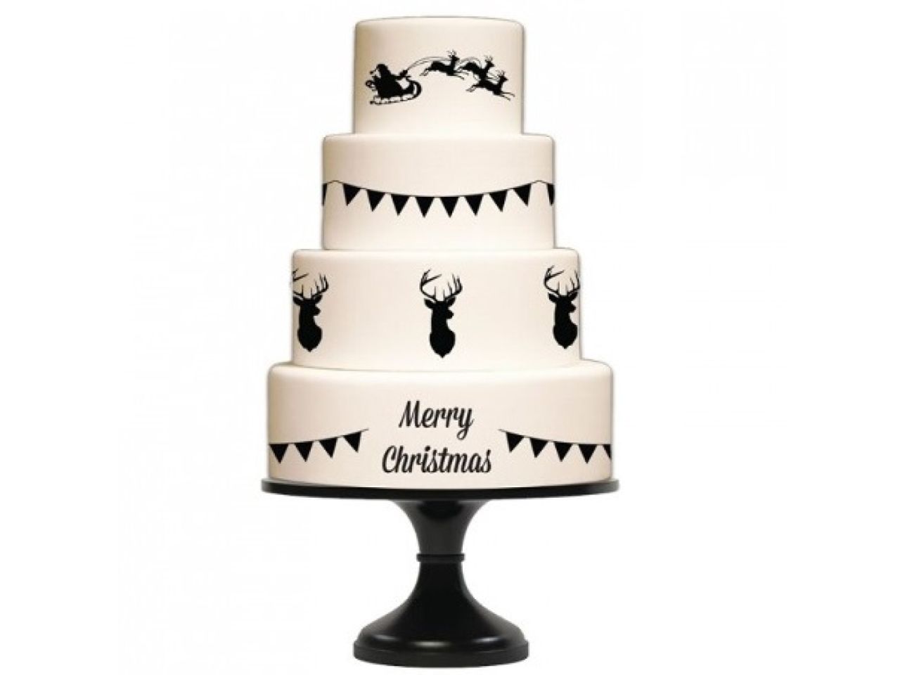 silho silhouette festive fondant silicone mat