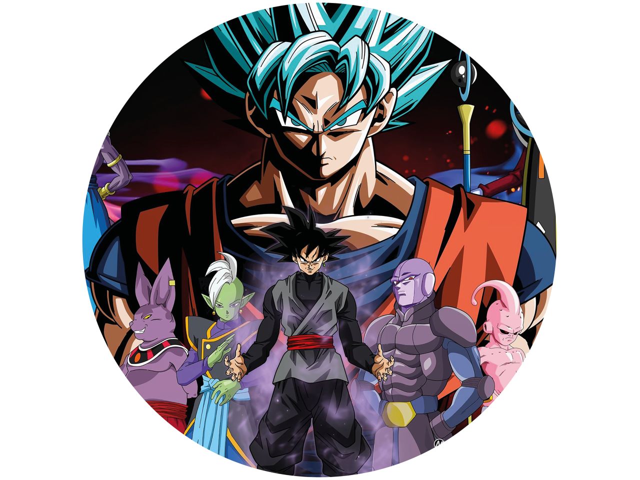fondant paper dragonball round 20cm