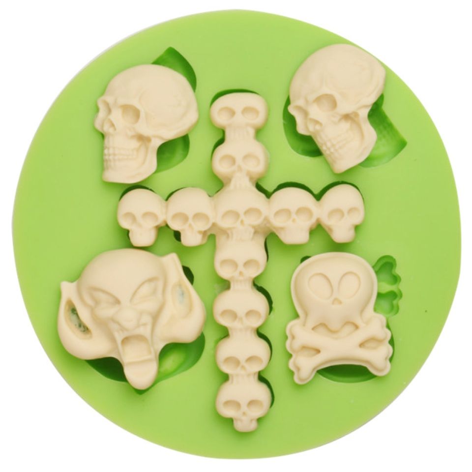fondantform totenkoepfe kreuz