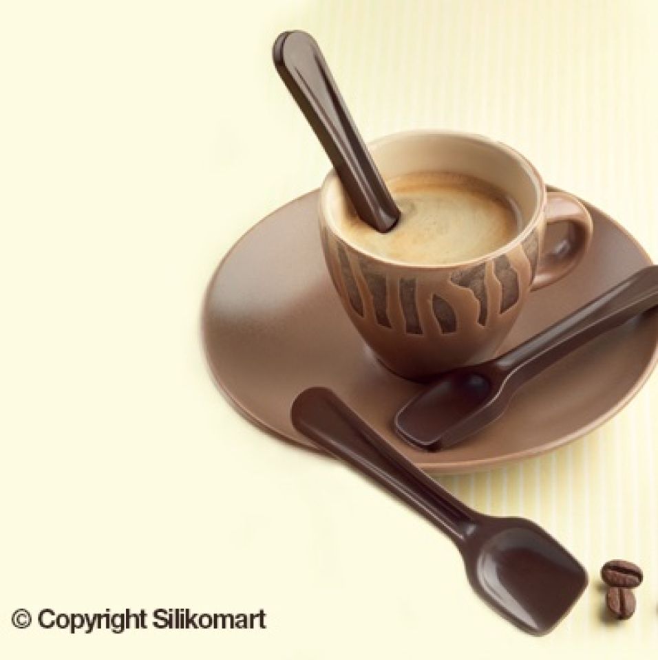 silikomart silikonform fuer schokolade spoon loeffel