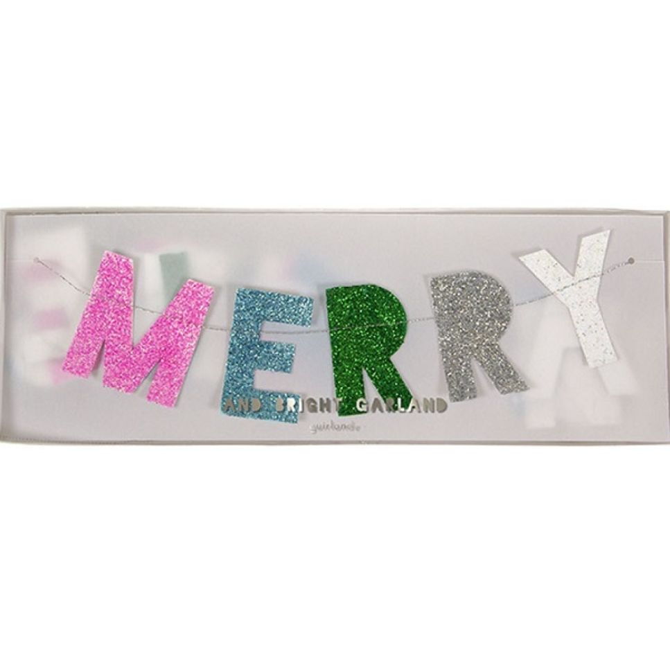 meri meri party girlanden merry bright