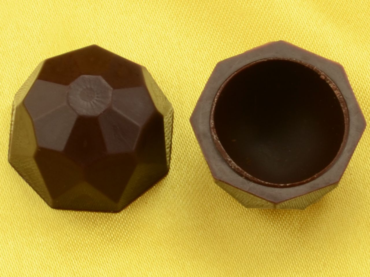 1 folie diamanten schalen zartbitter