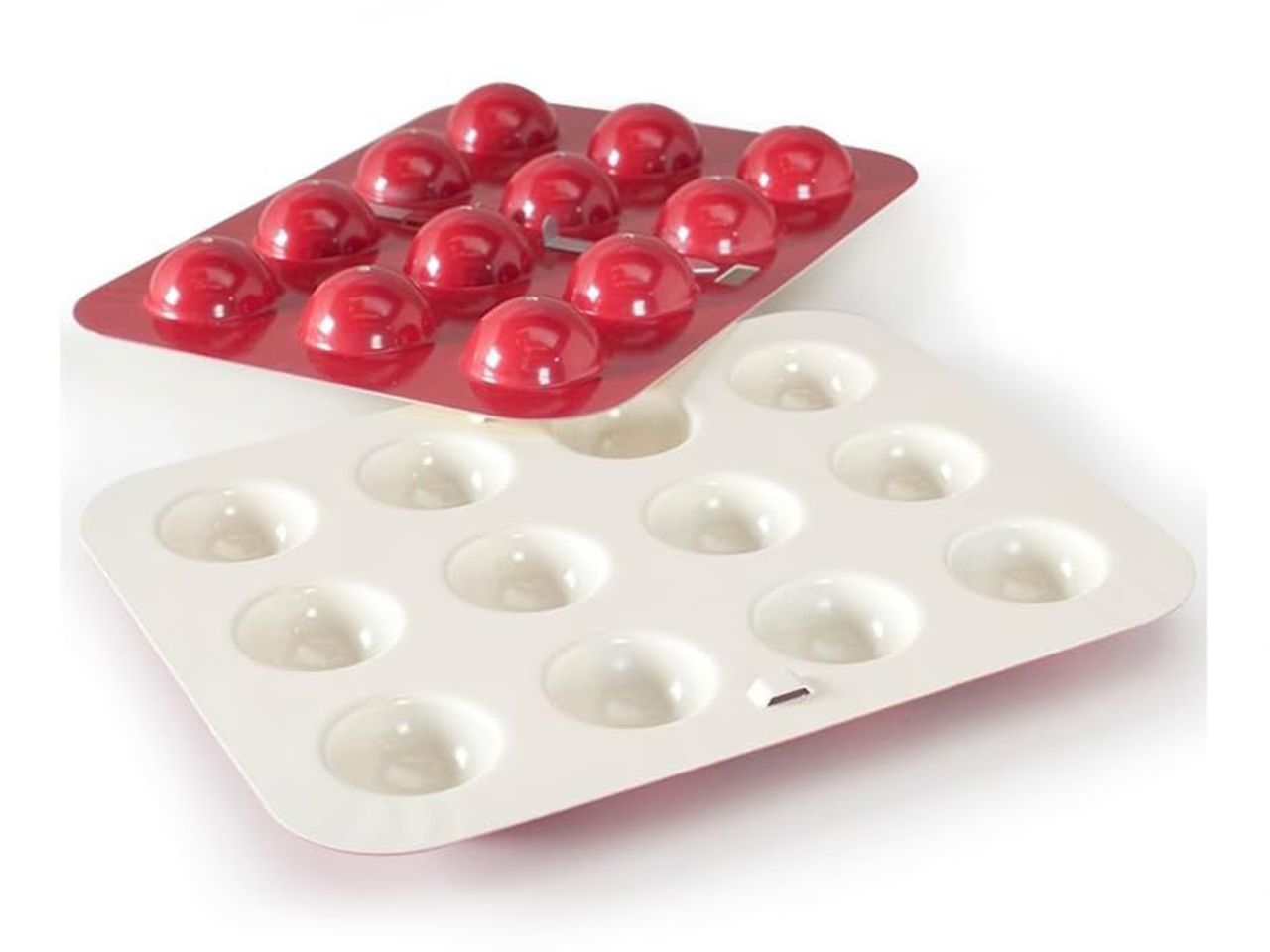 nordic ware cake pops donut hole pan red