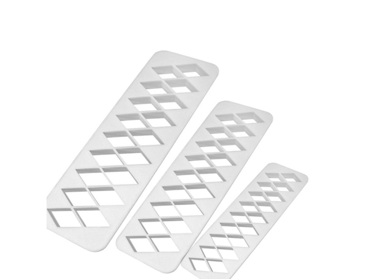 pme fondantausstecher set diamanten 3 teilig