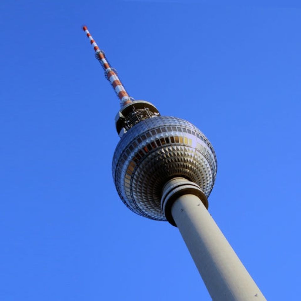 berlin tv tower cookie cutter red