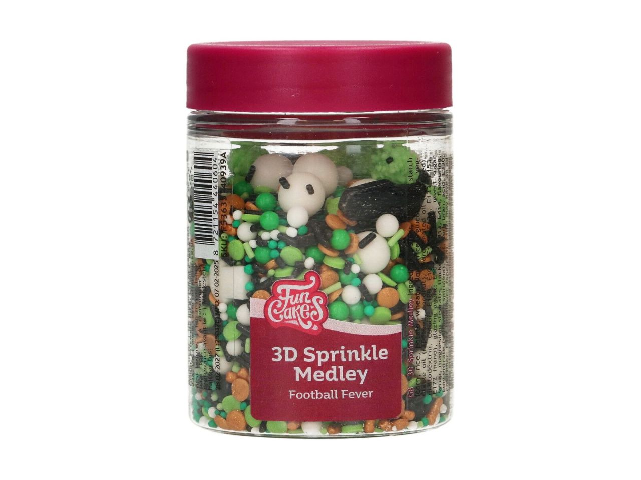 funcakes 3d sprinkle medley football fever 70g