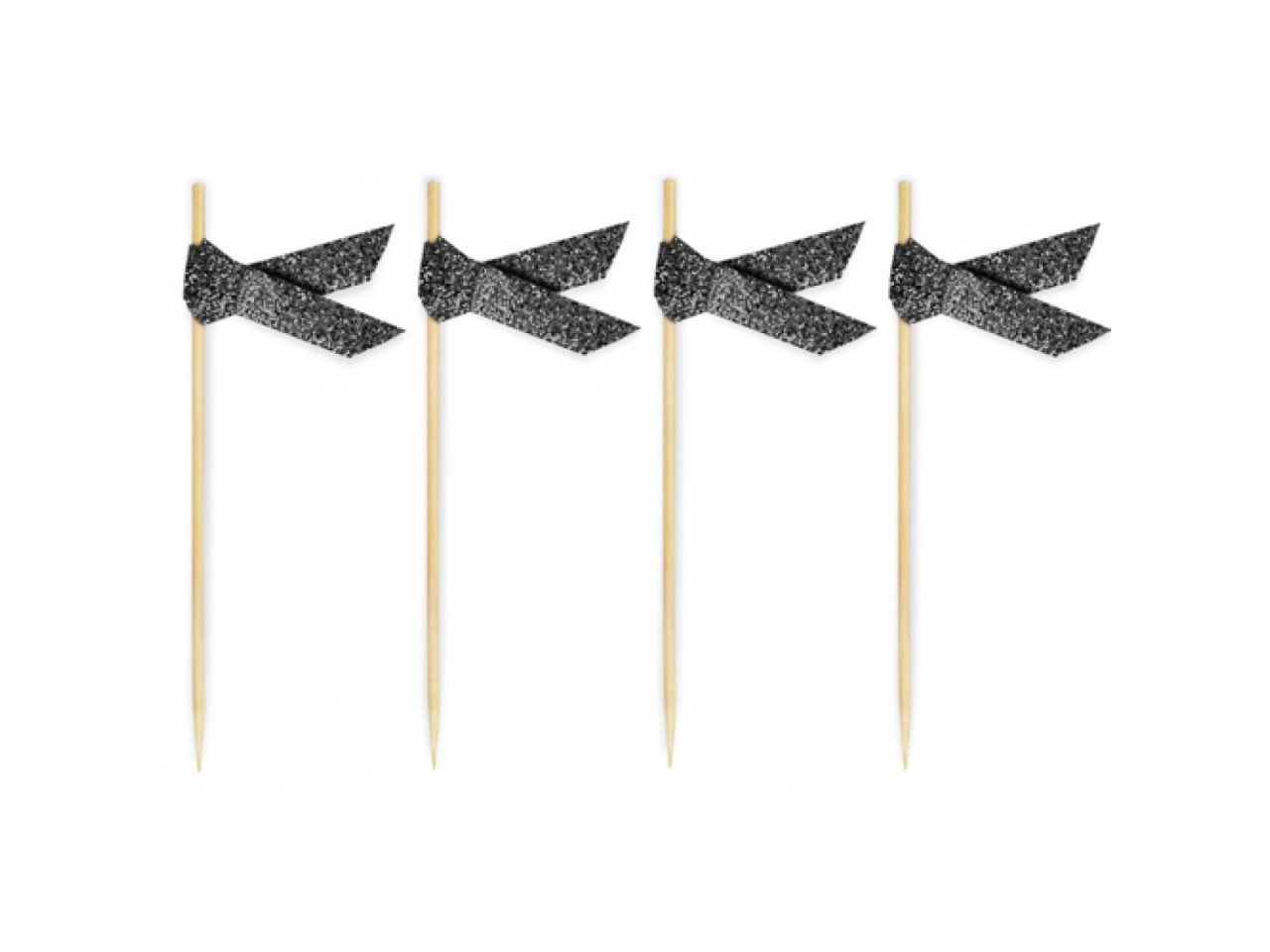 cupcake picker black glitter