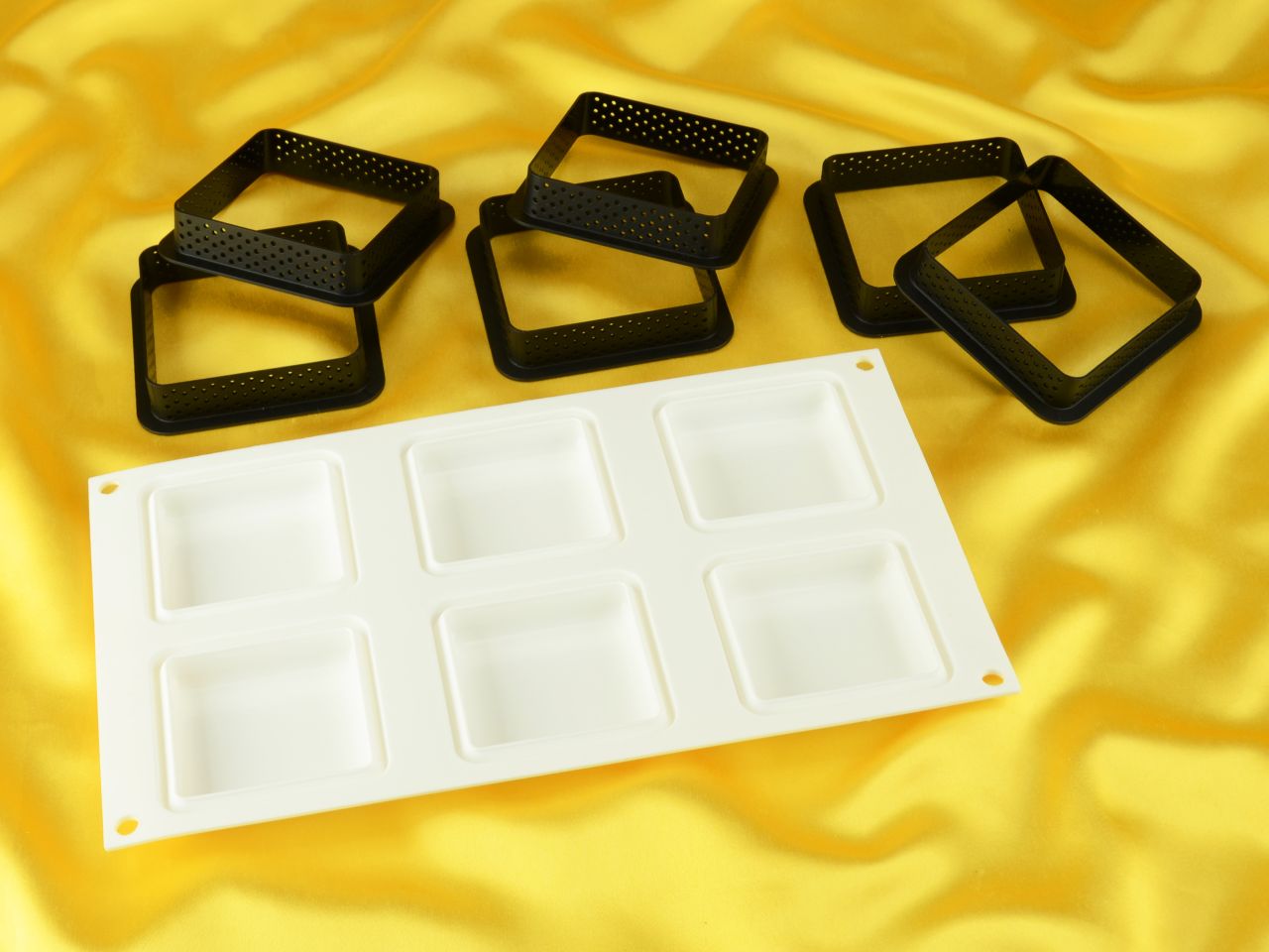 silicone mould kit tarte ring square
