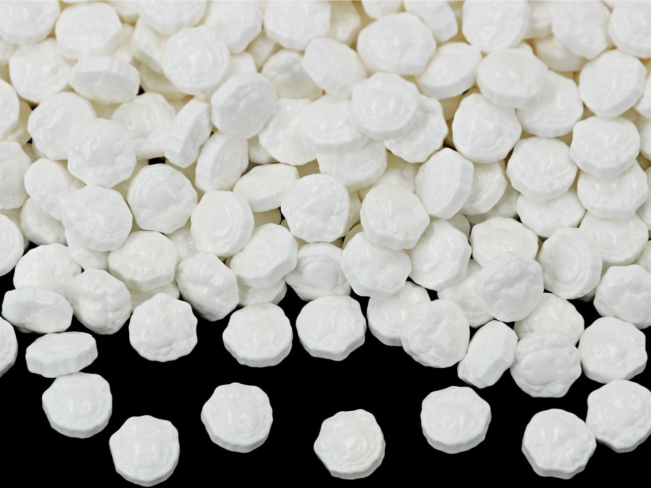 streudekor schafskopf weiss 80g