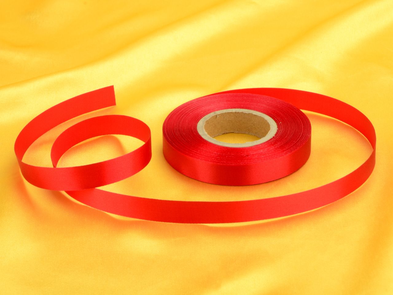 satinband korallenrot 14mm 30 meter