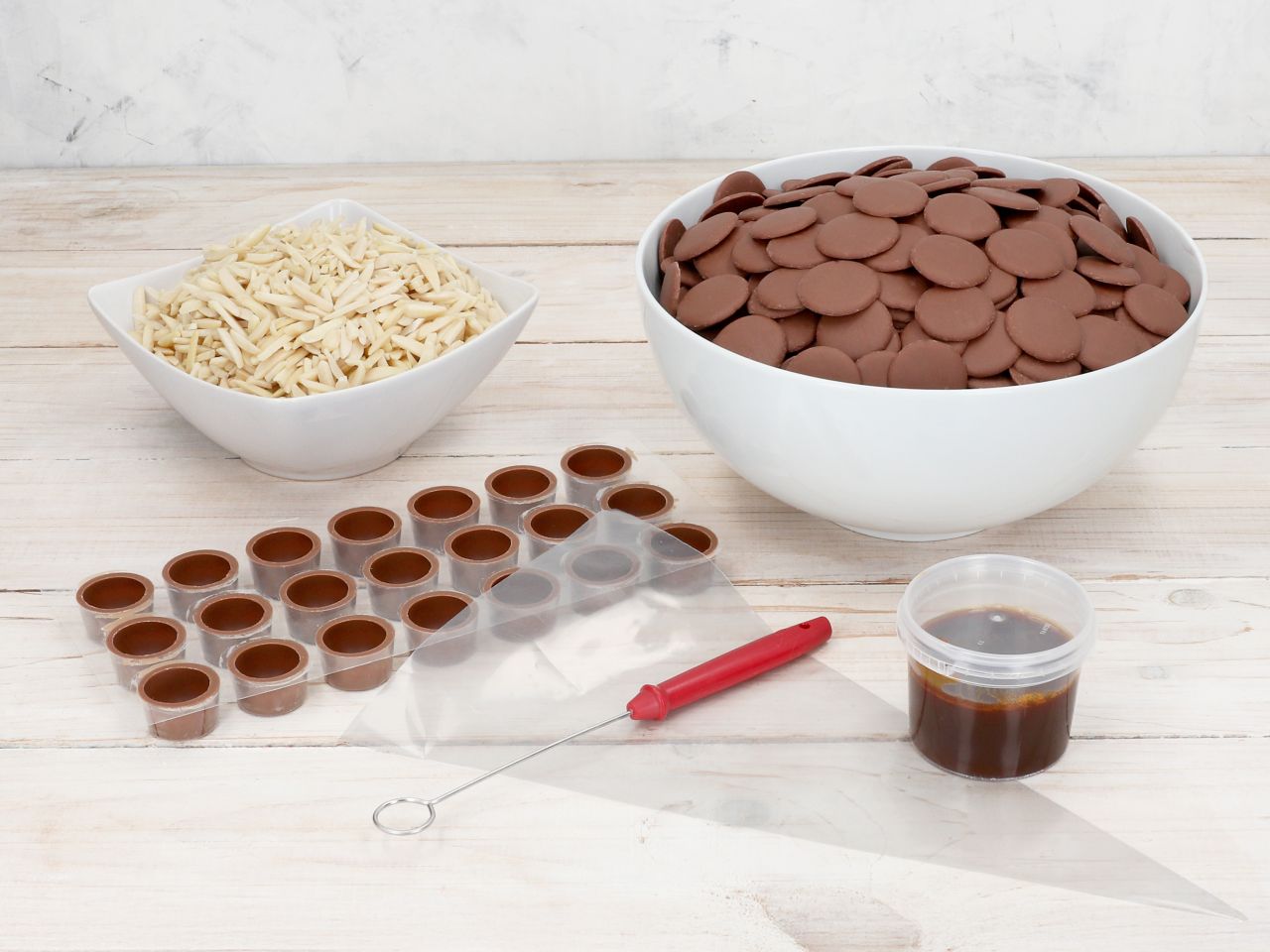 viennese almond chocolate set