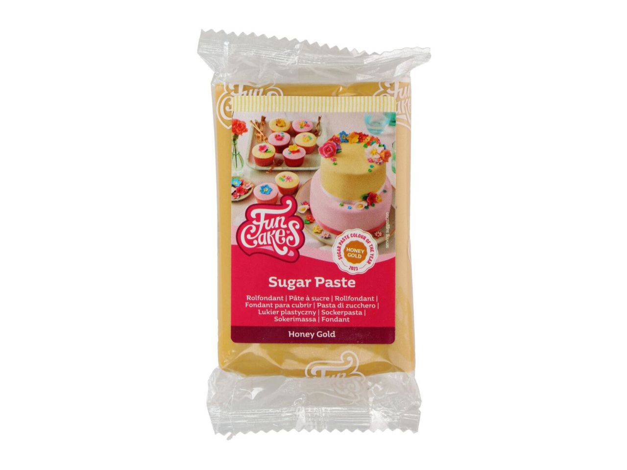 funcakes zuckerpaste honey gold 250g
