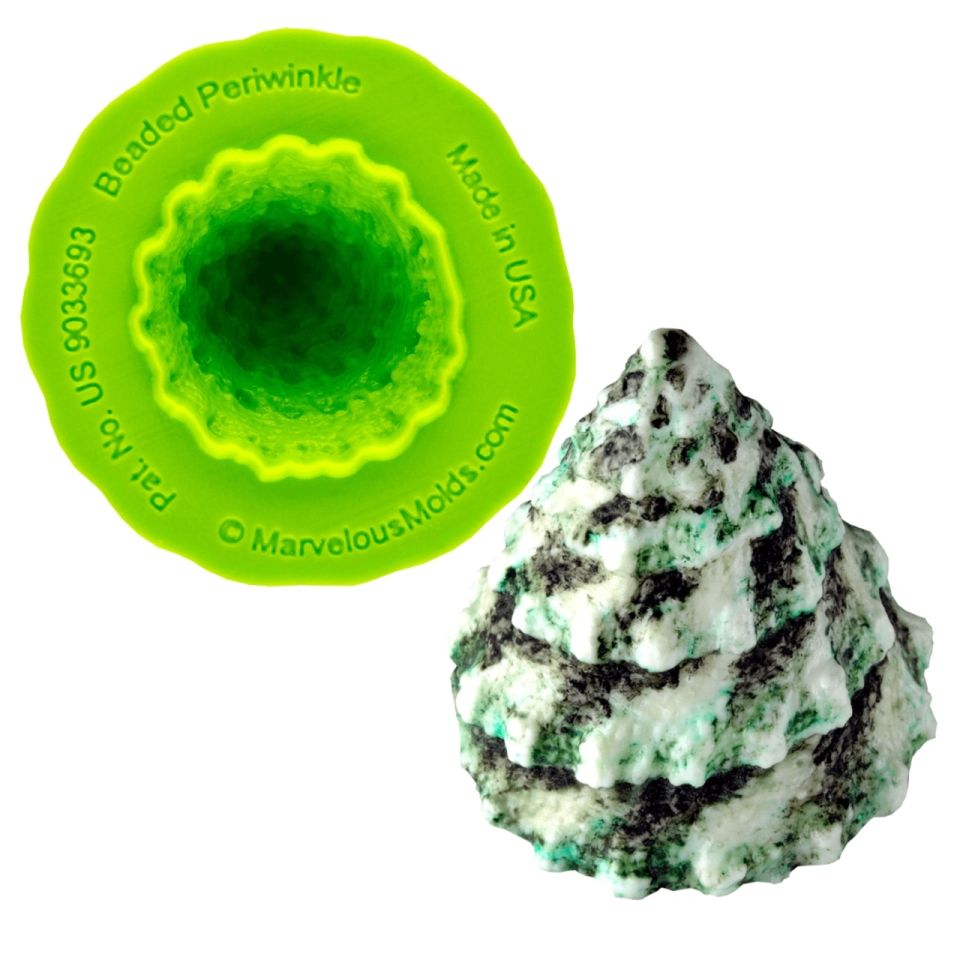 fondantform muschel strandschnecke