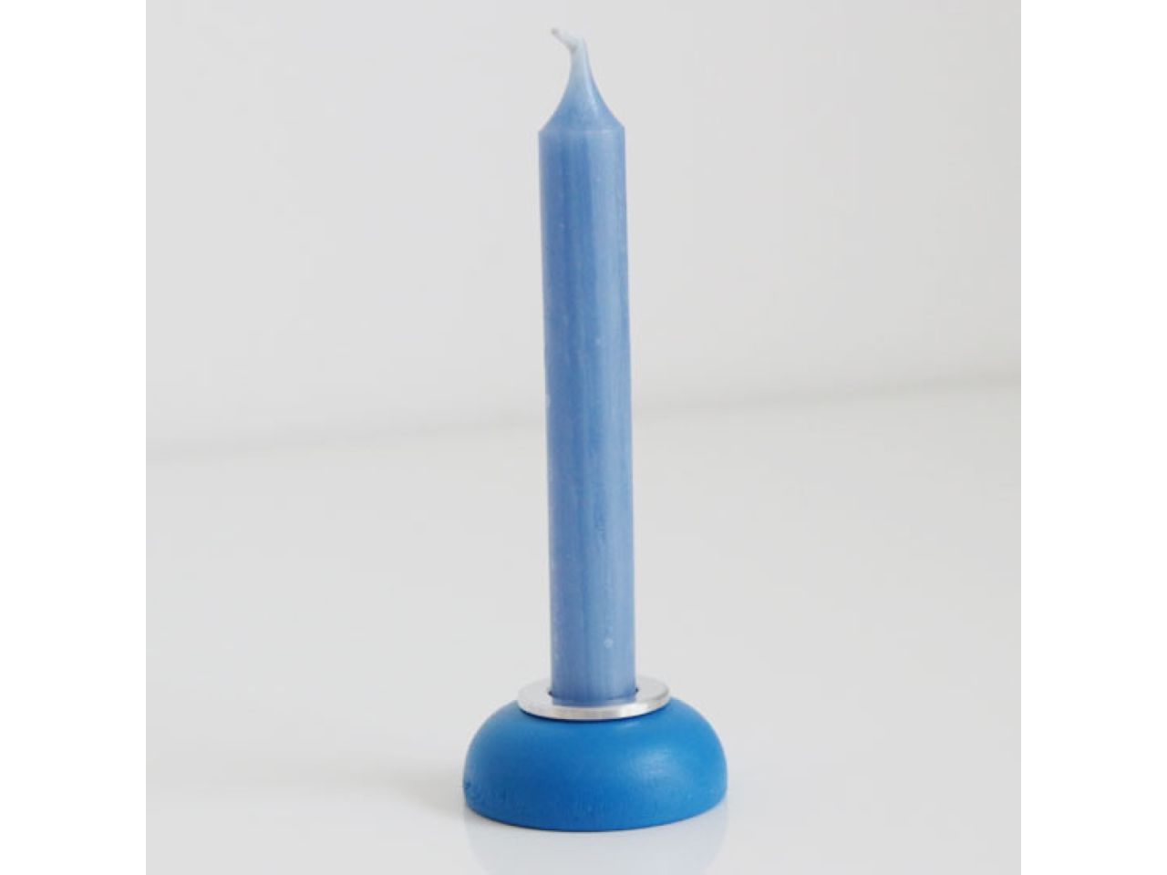 cake candle light blue 10 cm