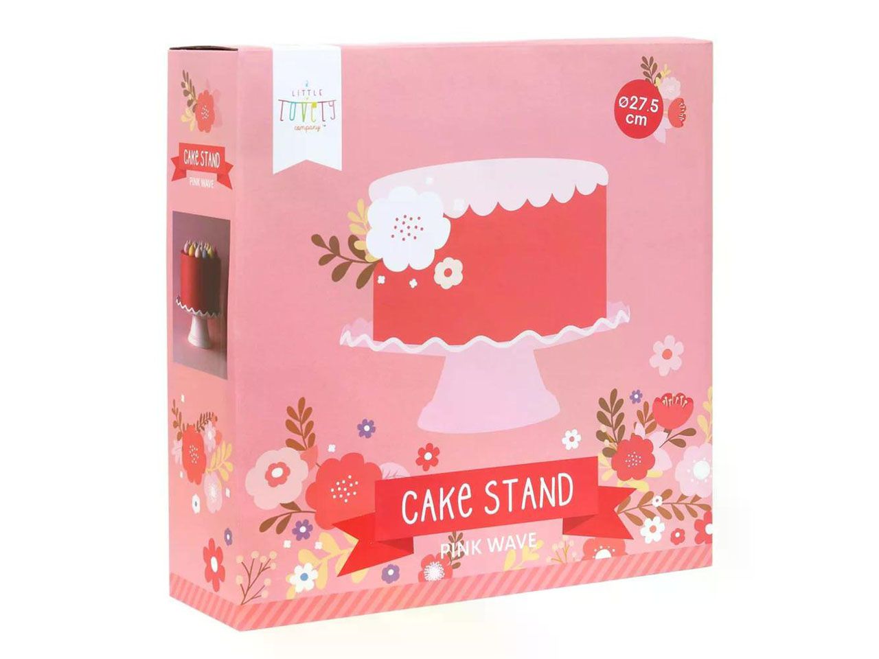tortenstaender wave 27 5cm pink