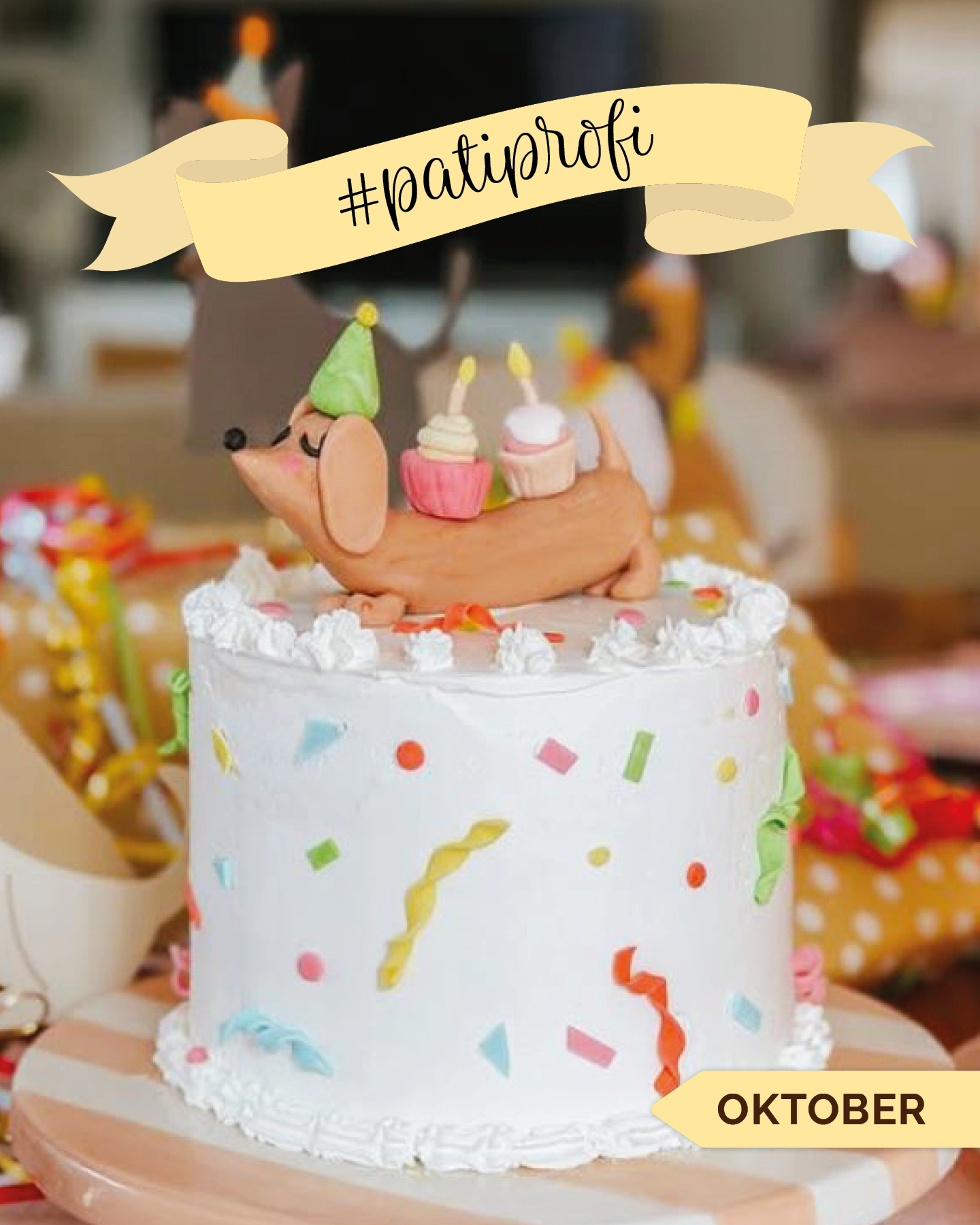 Wenn der Geburtstagskuchen zum Dackel wird! 🐶🎈🎂

Unser PatiProfi des Monats ist @monamay__ ❤️ Zum zweiten Geburtstag ihrer kleinen Maus hat sie einen zuckersüßen Dackel mit Partyhut und passende Mini-Cupcakes gezaubert. Gefüllt ist die Torte mit Biskuit, Buttercreme und Beeren-Curd – da steckt ganz viel Liebe und Können drin! 😍

Vielen Dank, dass du deine tolle Kreation mit uns teilst! 🥰

Du möchtest auch PatiProfi des Monats werden? Markiere uns einfach auf deinen Backkreationen. Das reicht schon! Jeden Monat stellen wir unseren Favoriten hier vor. ✨

#pativersand #patiprofi #tortenliebe #motivtorte #geburtstagstorte #dackeltorte #fondanttorte #backinspiration