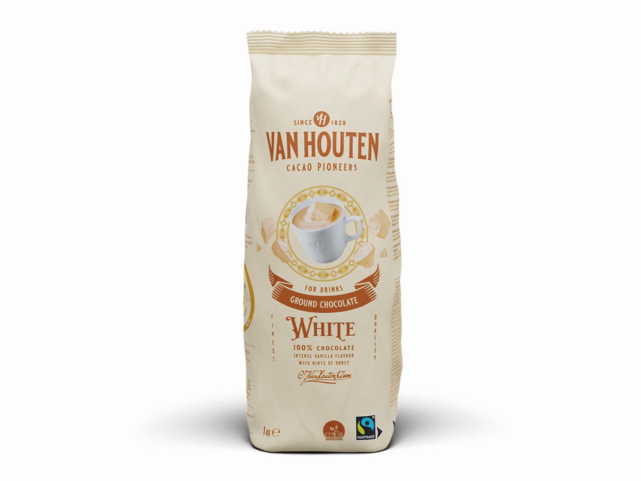 van houten trinkschokolade weiss 1kg