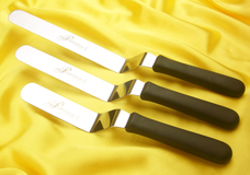 Palette knives for Glattstreichen of creams and fillings