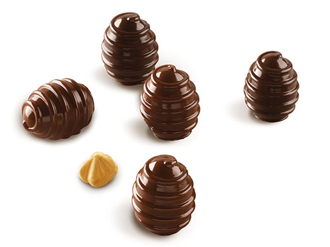 silikon pralinenform choco spiral