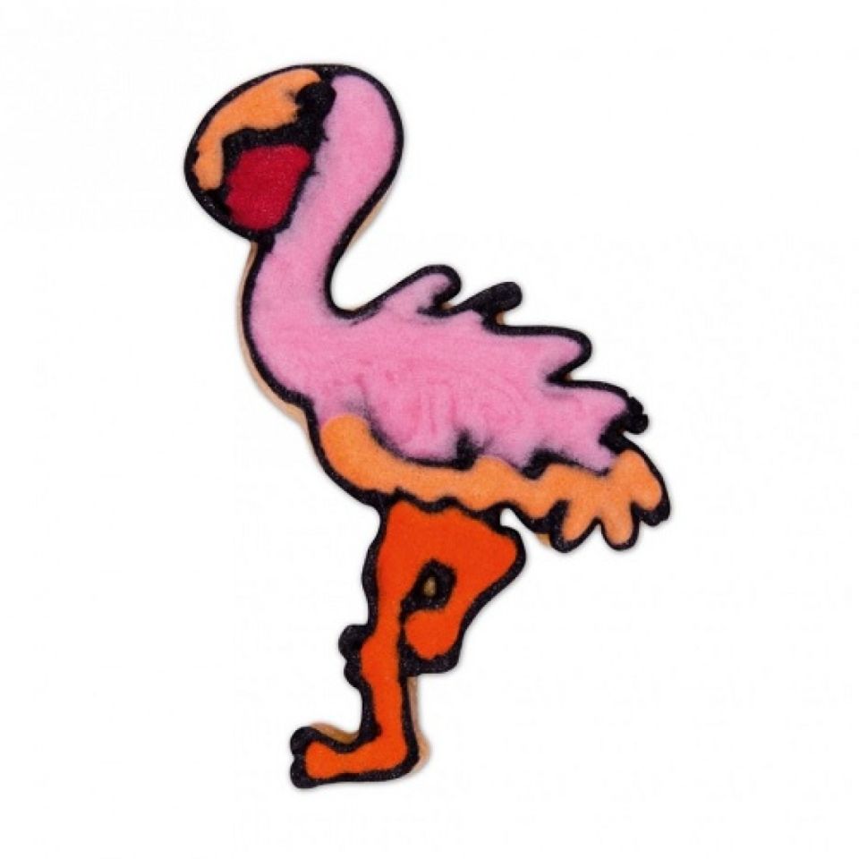 plaetzchen ausstecher flamingo edelstahl 7 cm