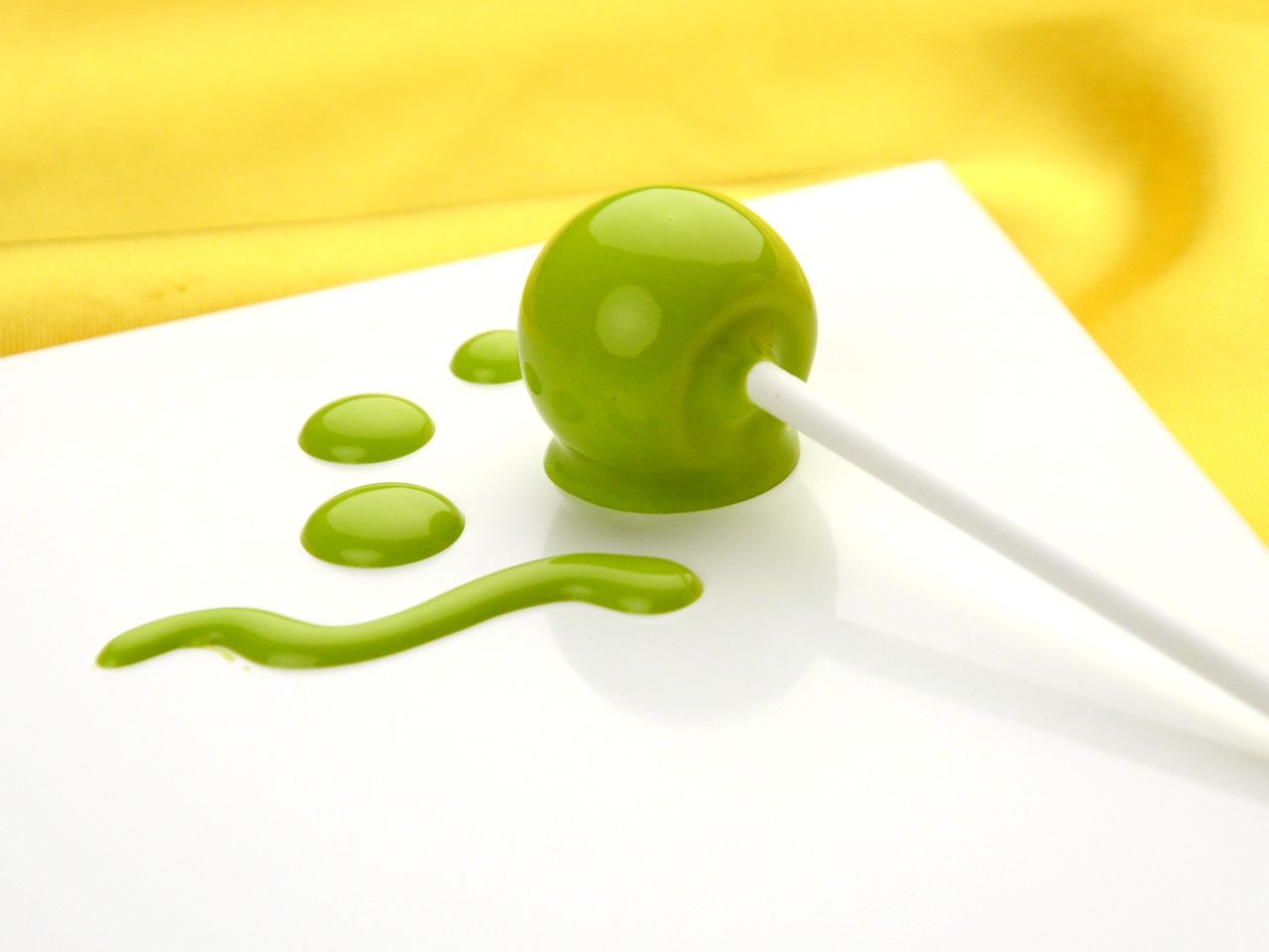 cake pop glaze lime green 260g
