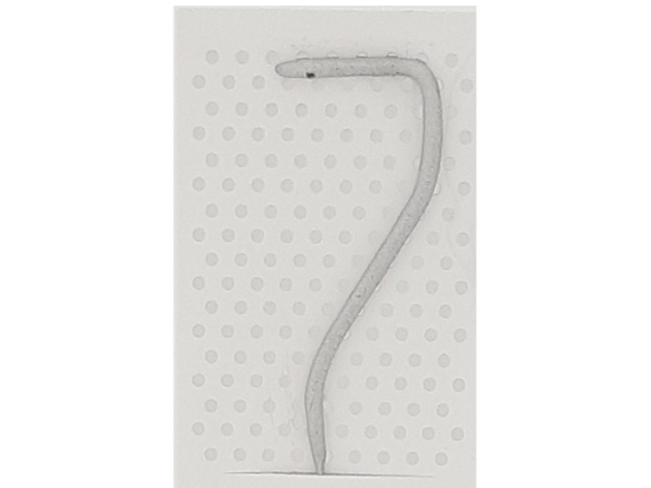 cake sparkler 7 silver 18 cm