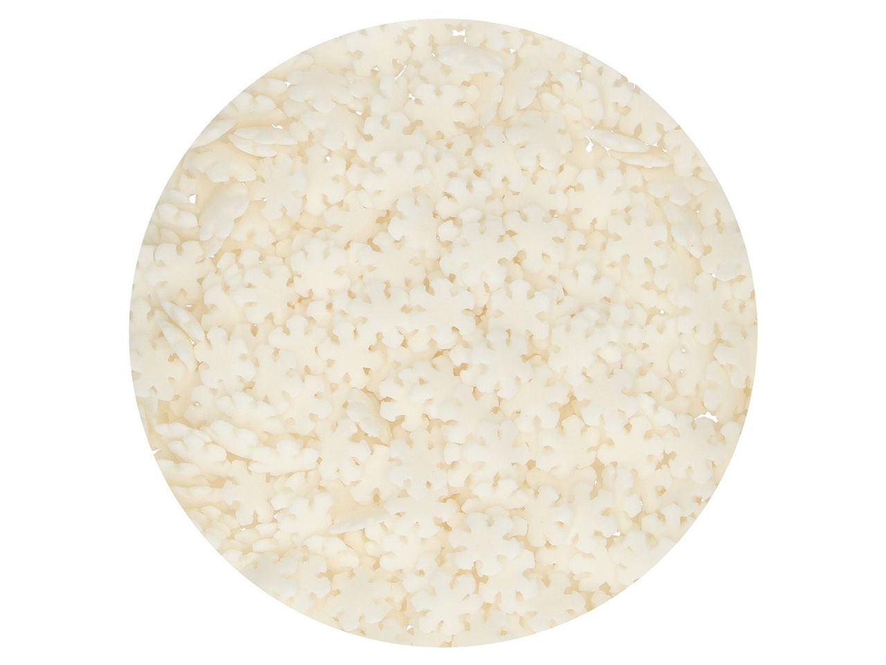 funcakes schneeflocken weiss 50g