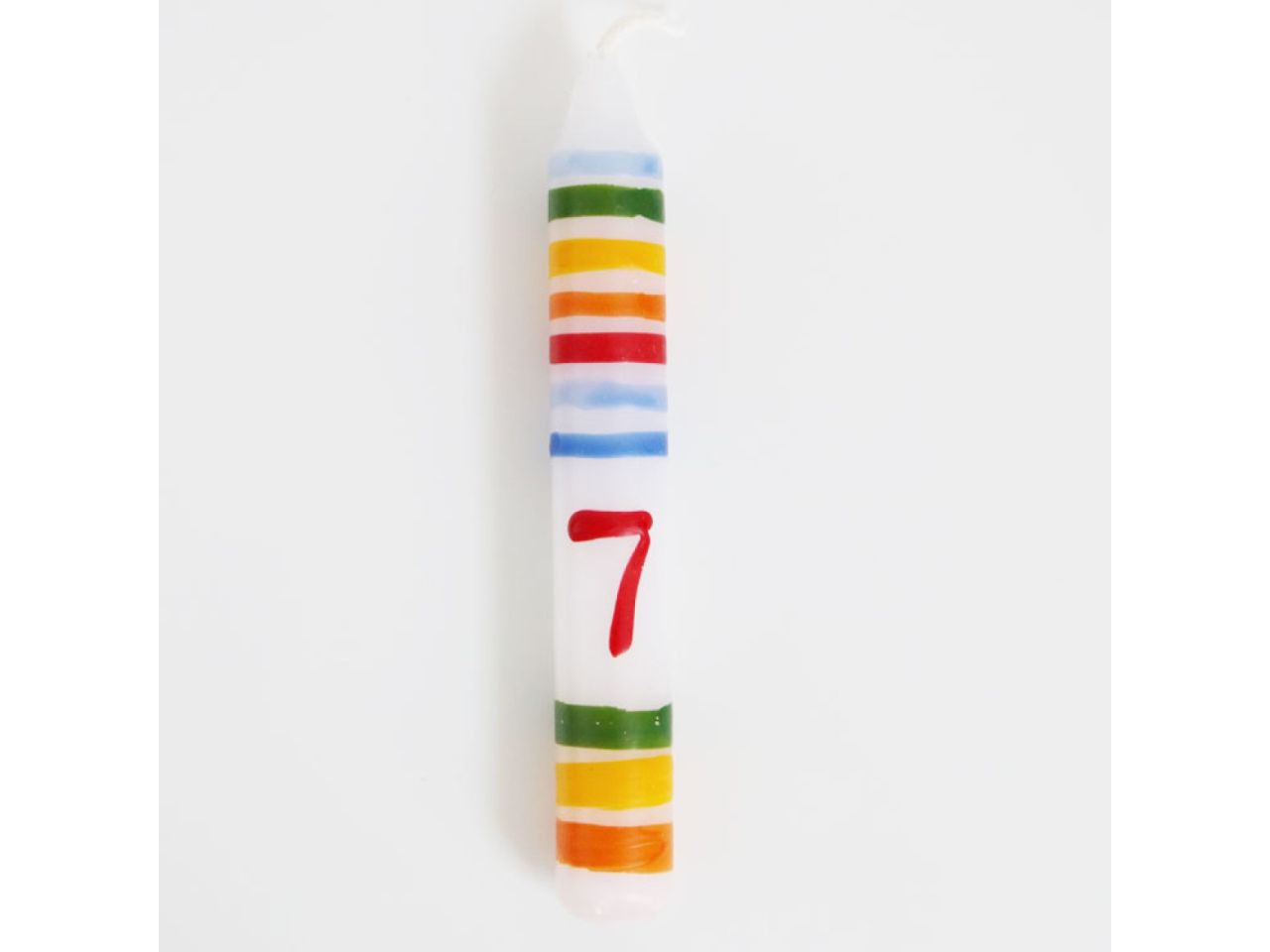 cake candle with digit 7 10 cm