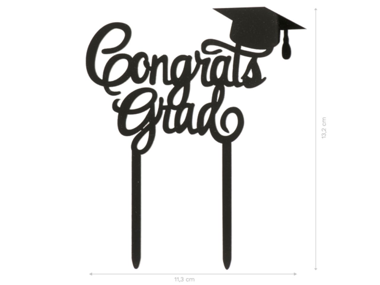 tortentopper graduation ca 13x11 cm