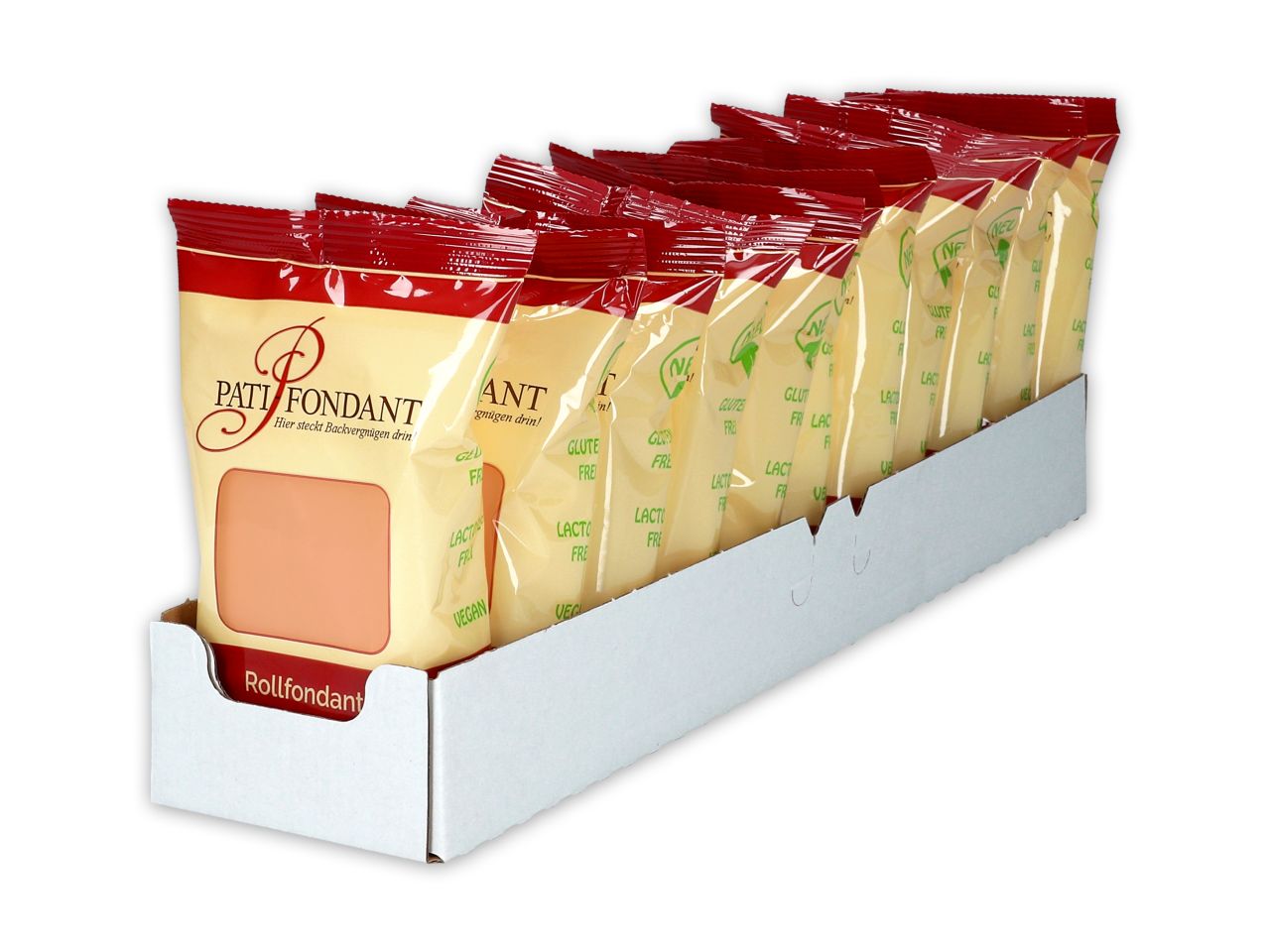 rollfondant premium plus lachs 250g 11 stueck im regalkarton