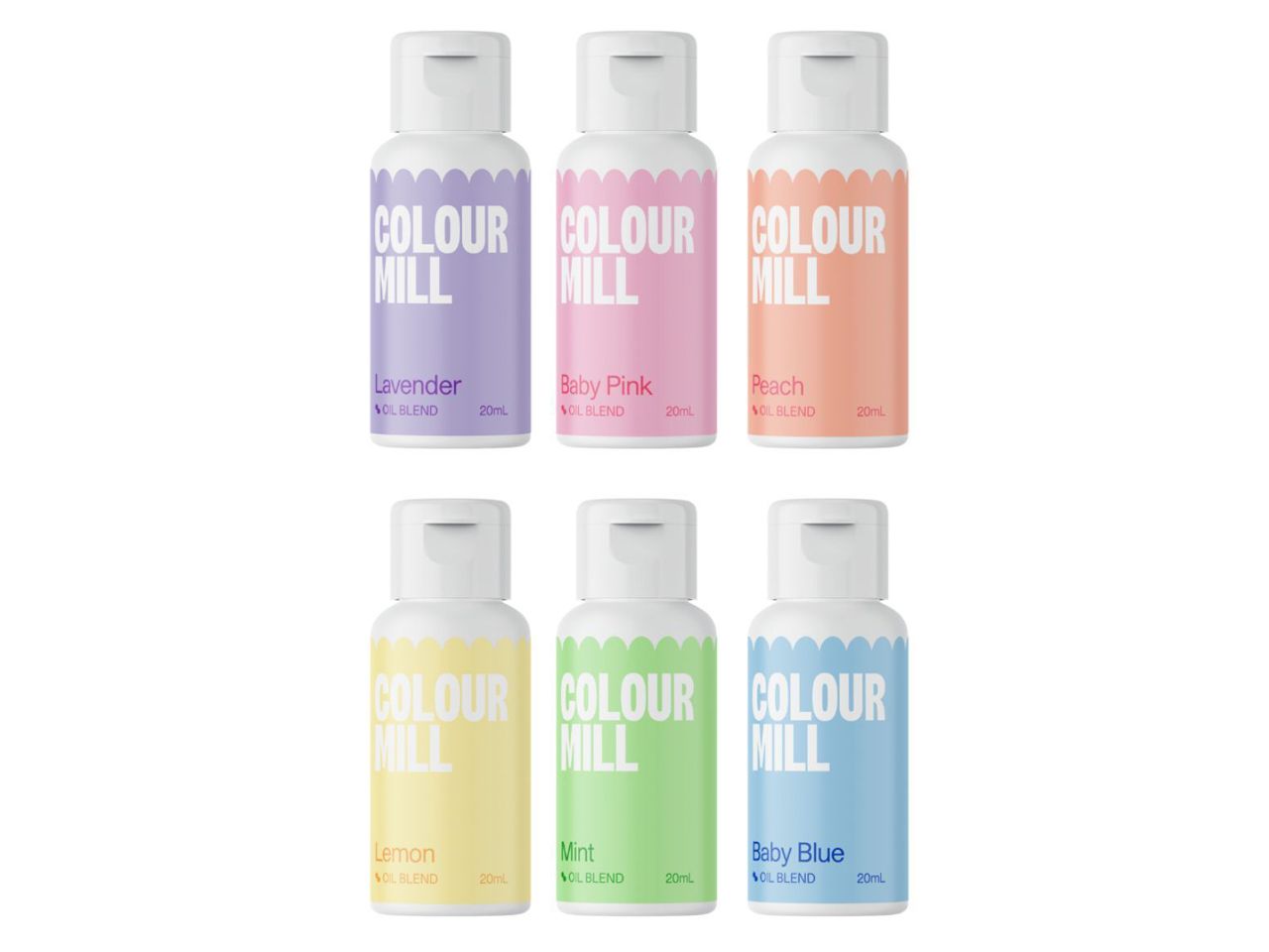 lebensmittelfarbe oelloeslich pastel 6er set