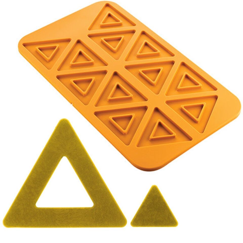 silikomart silicone mould 2 triangles