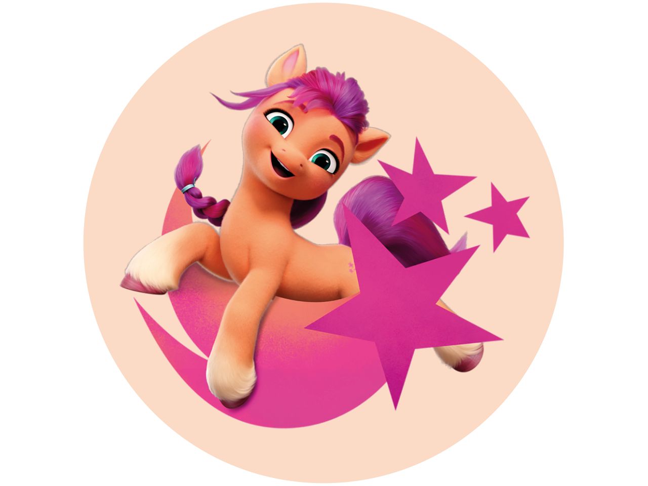 tortenaufleger my little pony sunny rund 20cm