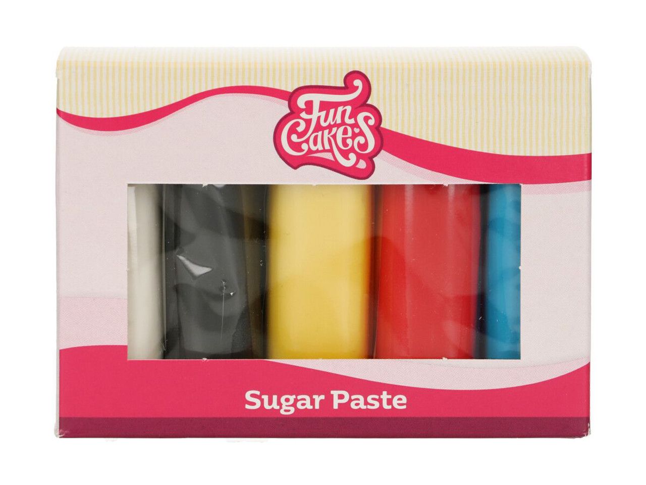 funcakes rollfondant multipack primaerfarben 5x100g
