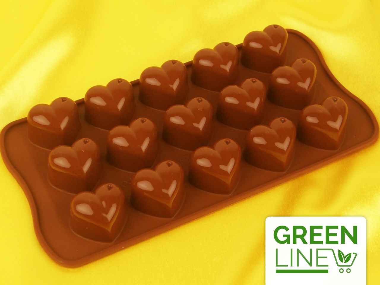 silicone praline mould heart